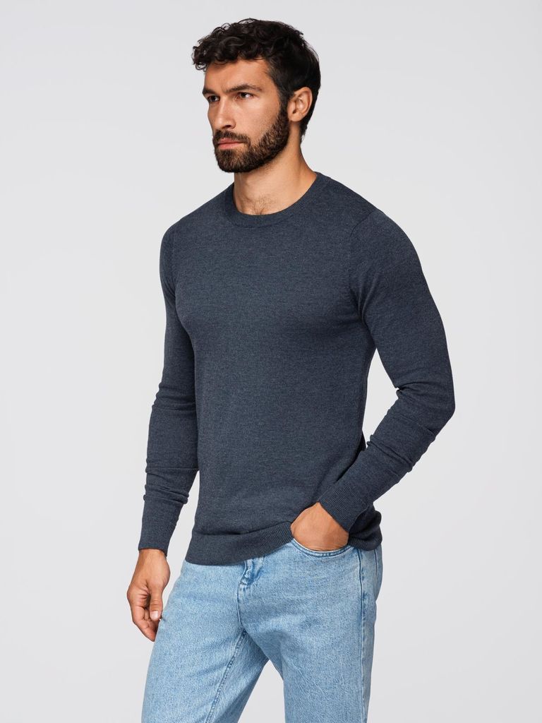 Ombre Clothing Klassischer Pullover für Männer Pruvate Olivenmelange L