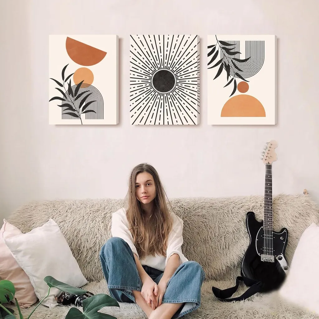 Peinture Murale Boho pour Dynamiser un Mur Blanc sans tout Repeindre - 7