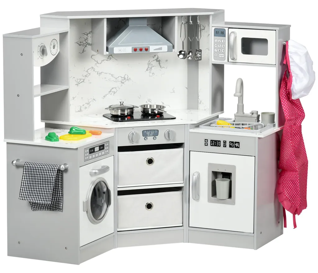 Cuisine enfant bois stable et durable pour éviter les jouets plastique