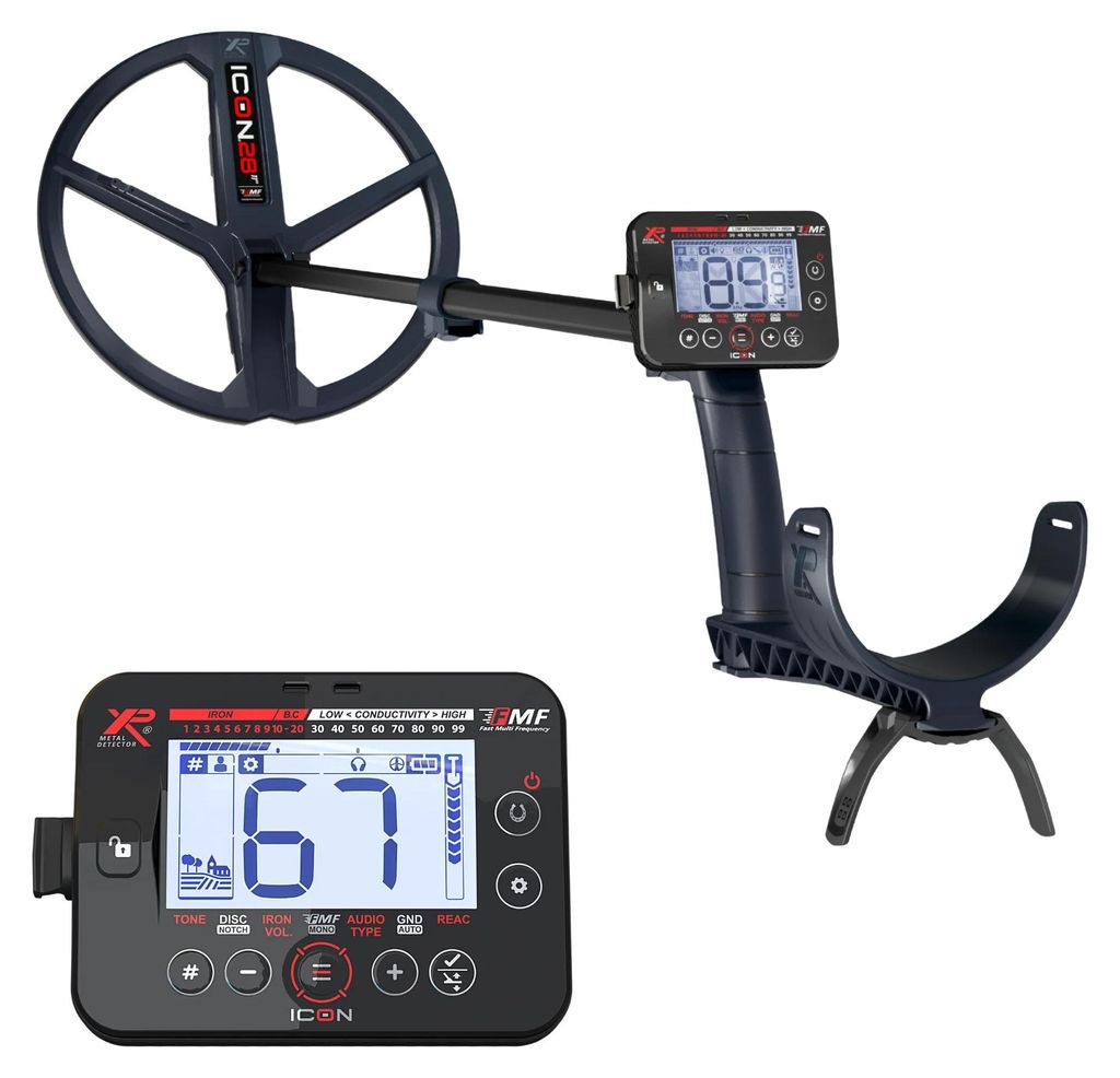 XP Icon Metalldetektor, 28cm Suchspule, kabellos, FMF Produktbild 