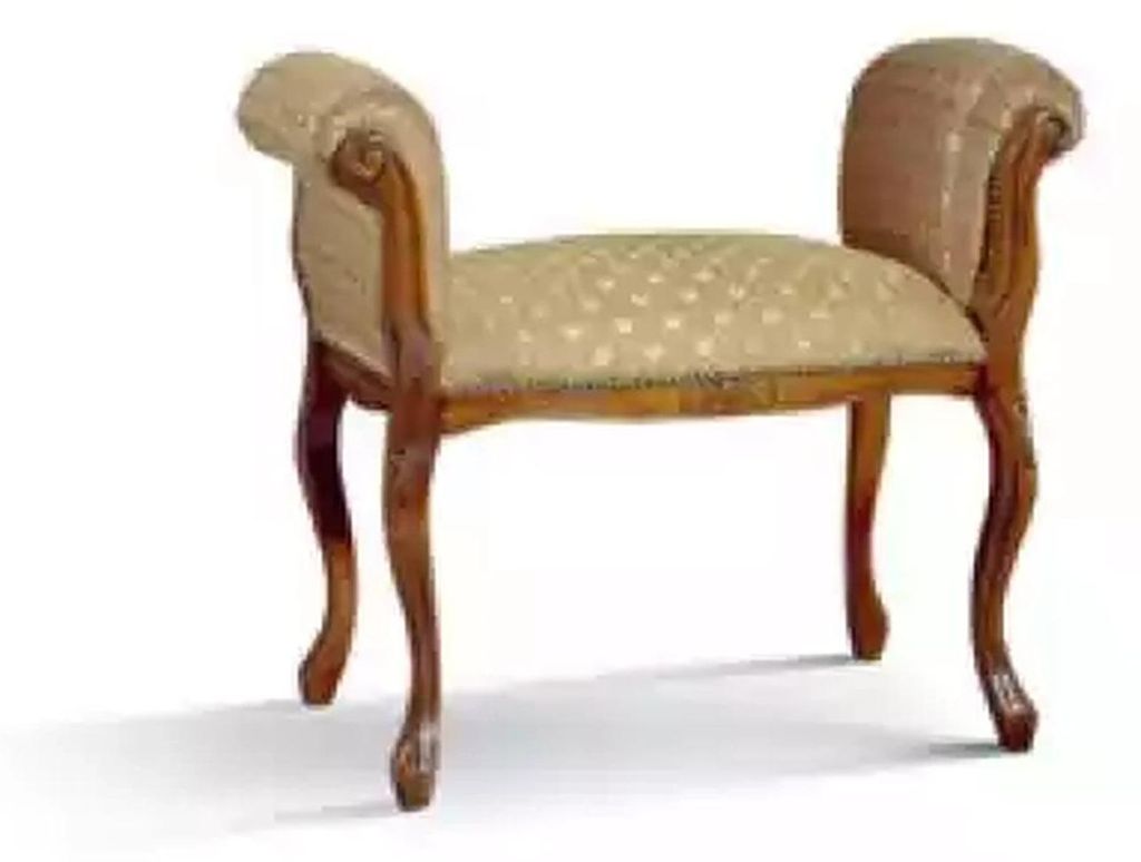 Bank Einrichtung Beige Sitzbank Designer Sitzmöbel Polsterbank Bänke
