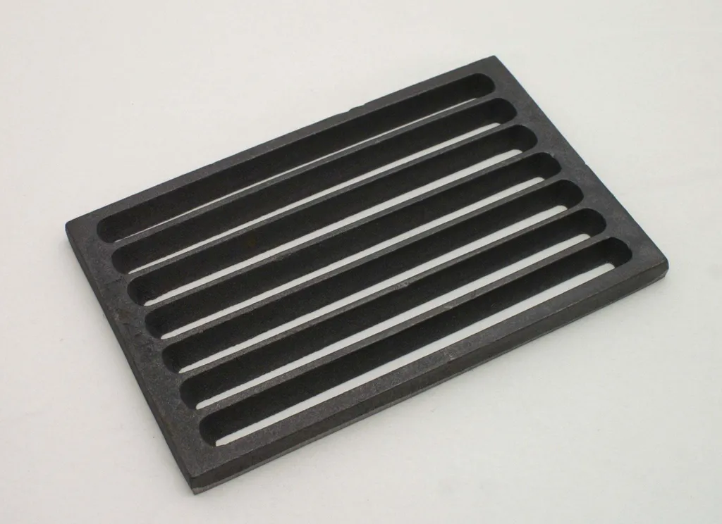 Grille de cheminée 14x22 cm - Accessoire de rechange pour poêle à bois