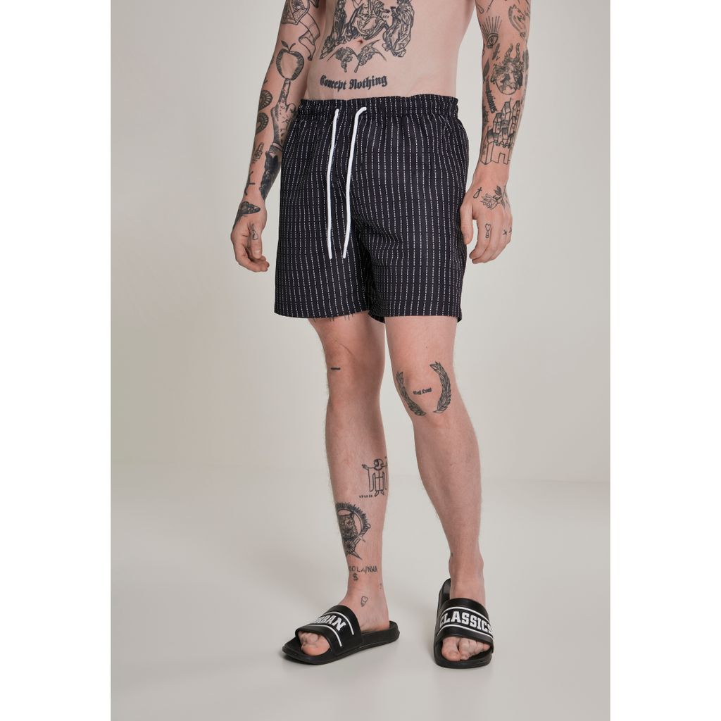 Mister Tee Badehose FuckYou Swimshorts Black-M