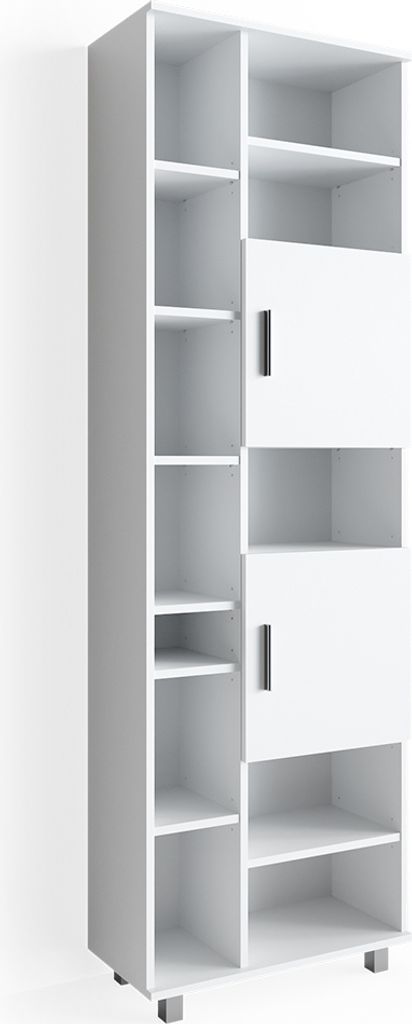 Vicco Badschrank Ilias, 60 x 190 cm, Weiß Produktbild 
