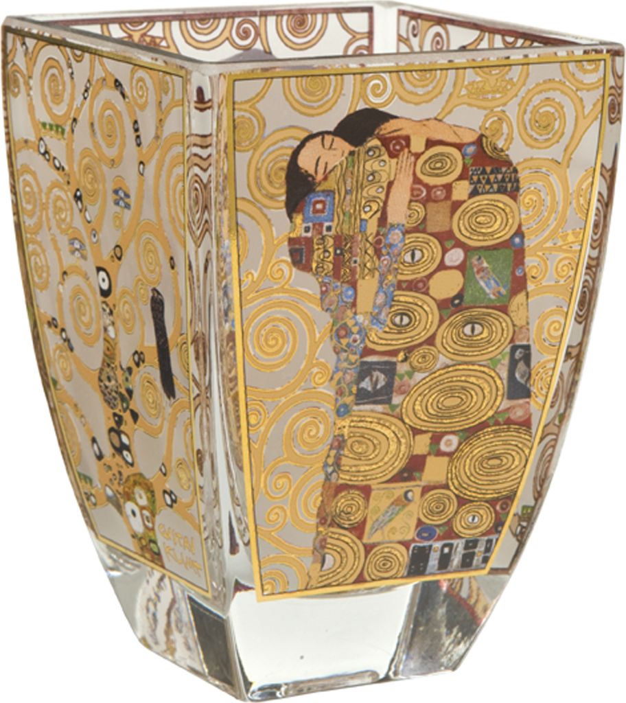 Goebel Gustav Klimt - Die Erfüllung (Windlicht, Glas) Image du produit 