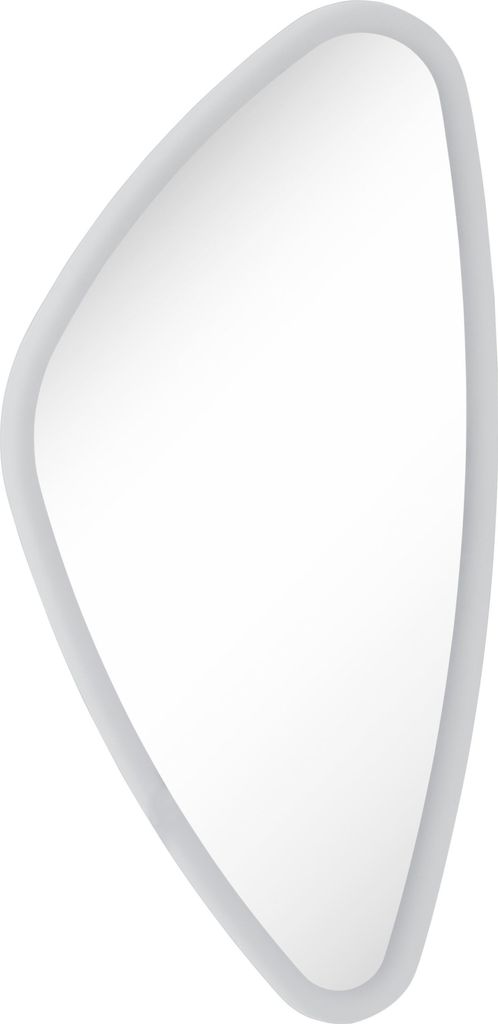 FACKELMANN LED Spiegel organic MIRRORS / Wandspiegel mit umlaufender LED- / Maße (B x H x T): ca. 40 x 75 x 3 cm / hochwertiger Badspiegel / Breit...