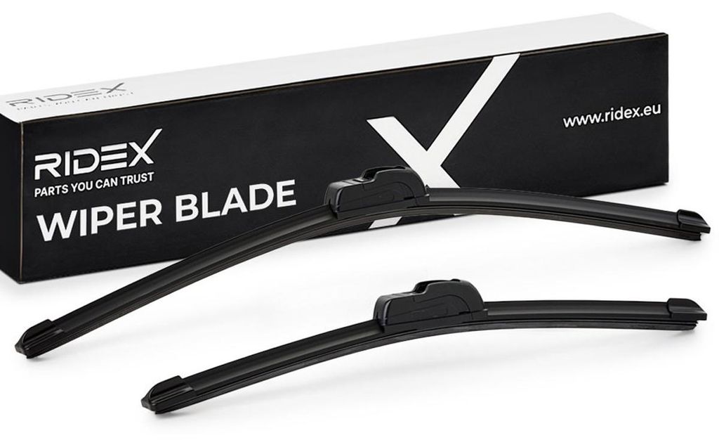 RIDEX Scheibenwischer Vorne 530mm/380mm für VW Fox Schrägheck (5Z1, 5Z3, 5Z4) Rahmenlos