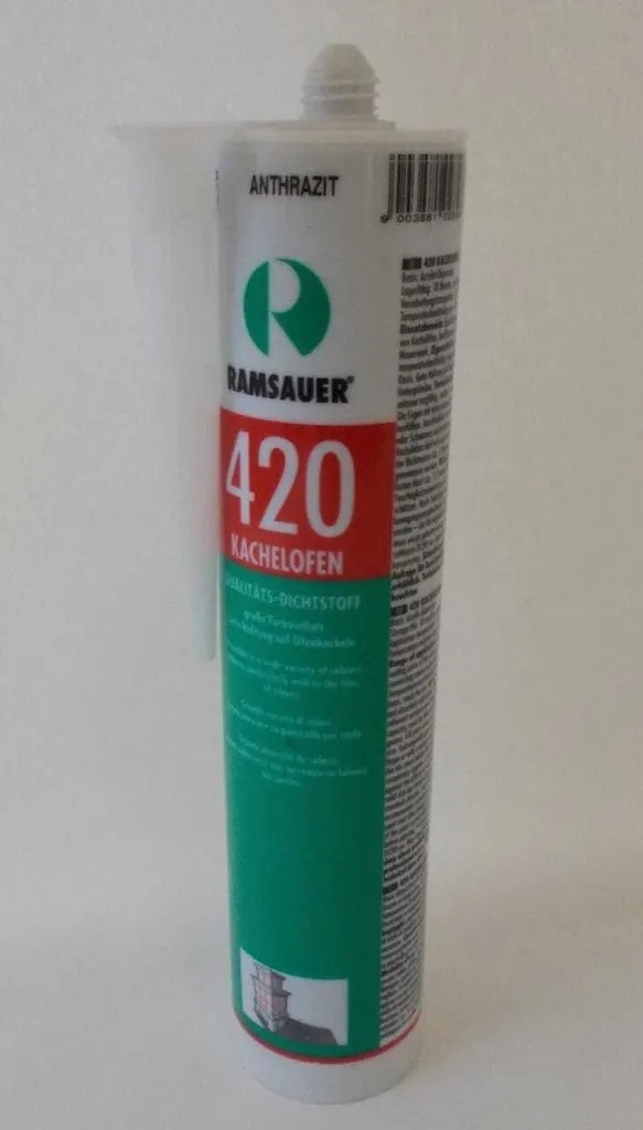 Sigillante Acrilico Grigio Scuro Elastico per Stufe e Camini 310ml