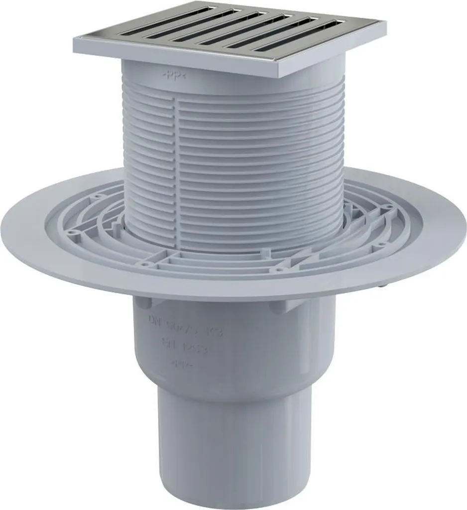 Pozzetto Scarico Alcadrain 10x10 Inox - Stop Odori e Allagamenti