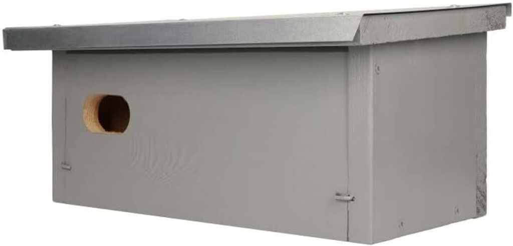 Nistkasten - Einzelner klassischer Premium Mauerseglerkasten Zur Aufputzmontage MKW Nr 2 - Stabiler nisthaus für Wildvögel und Gartenvögel