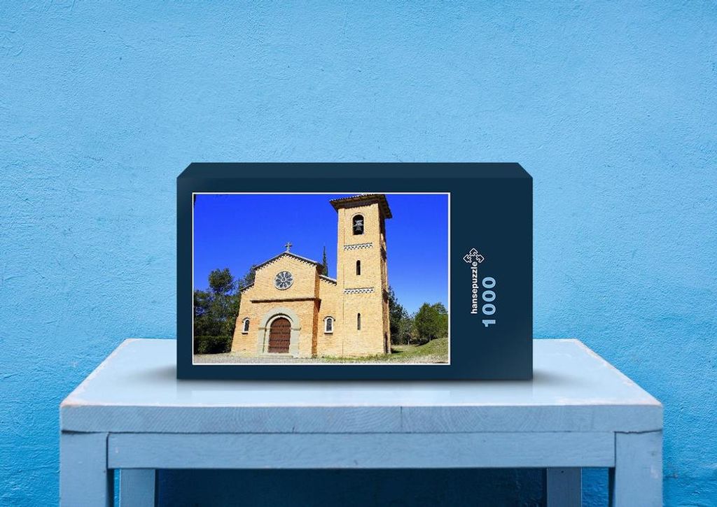 hansepuzzle 55489 - Kirche Puzzle, 1000 Teile, Religion, 60,0 x 46,0cm mit hochwertiger Aufbewahrung, Kartonbox und wiederverschließbarem Beutel