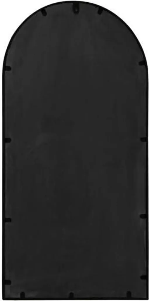 Specchio 90x45 Cornice Ferro Nero per Interni - Qualità Garantita - 7