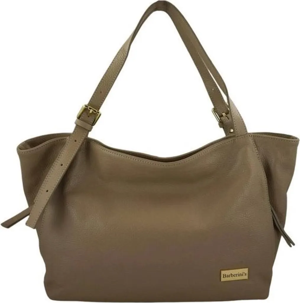 Sac cabas Barberini's 987270746 en cuir d'Italie de grande taille