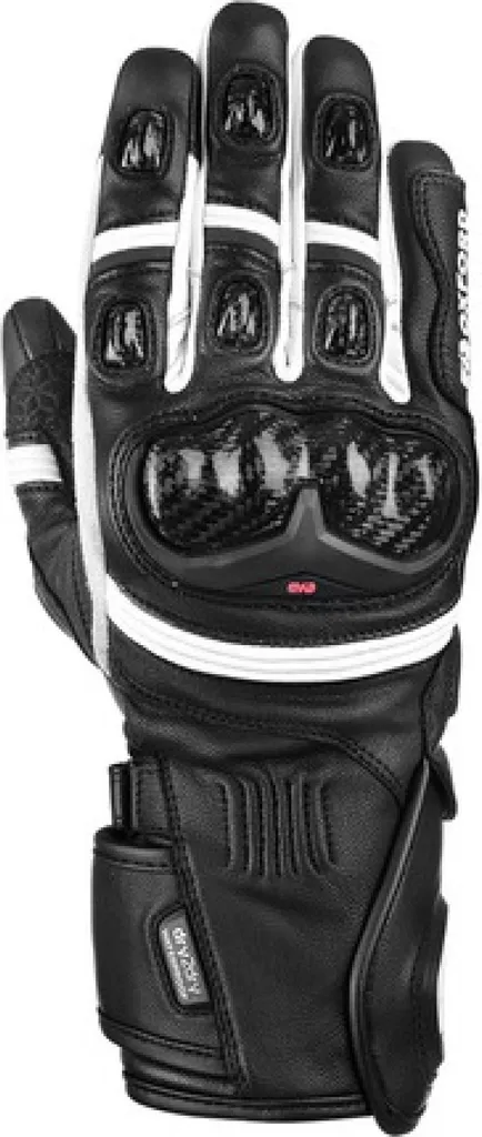 Gants racing étanches Oxford RP-2R noirs et blancs de taille S