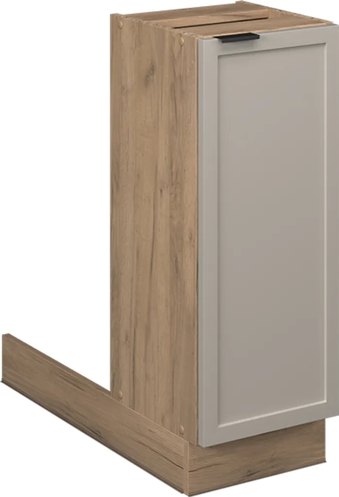 Modulo Cucina 30cm Vicco Fame-Line Grigio Beige Quercia Offerta
