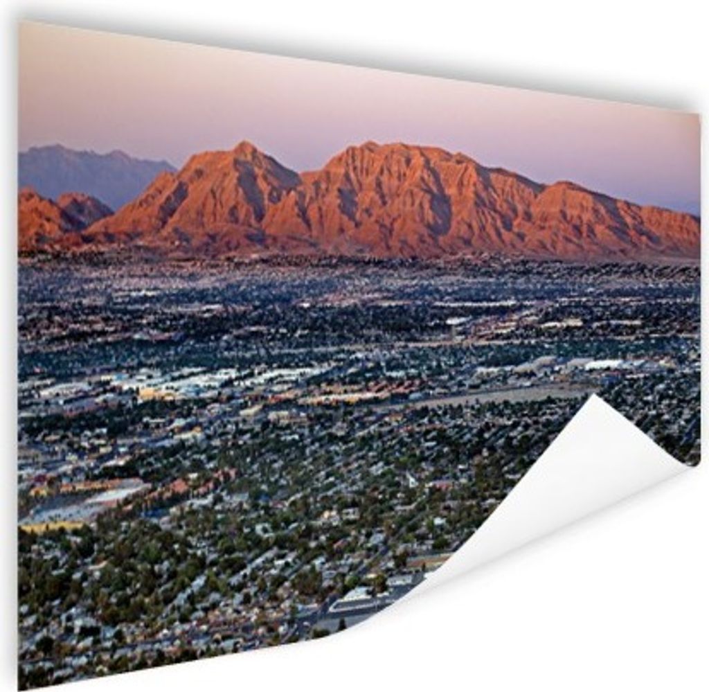 MuchoWow Poster Las Vegas - Berg - Sonnenuntergang 120x80 cm - Bilder