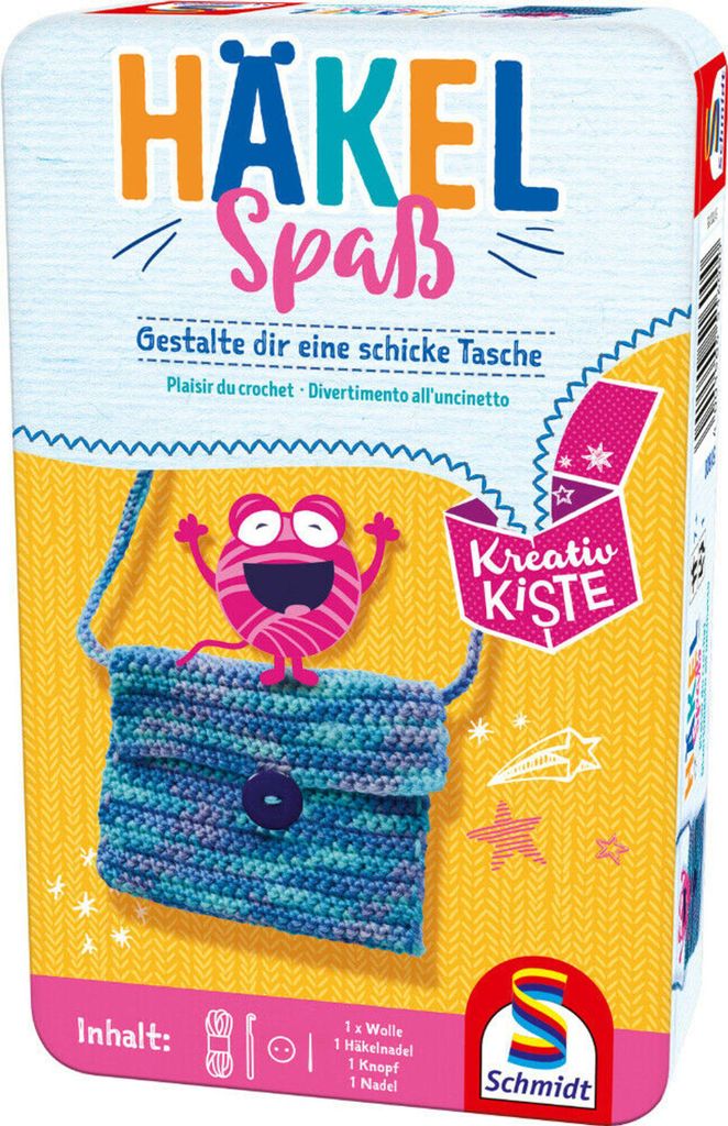 Schmidt Spiele Kreativkiste Häkelspaß 51600
