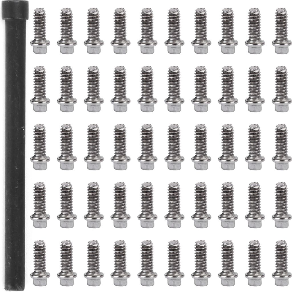 RC Schrauben Set 50 Stk. für 1/10 Crawler, Edelstahl M2 M2.5 M3 Rostfrei mit Schraubendreher, Felgen Zubehör für 1.9 & 2.2 Zoll Beadlock Felgen ...