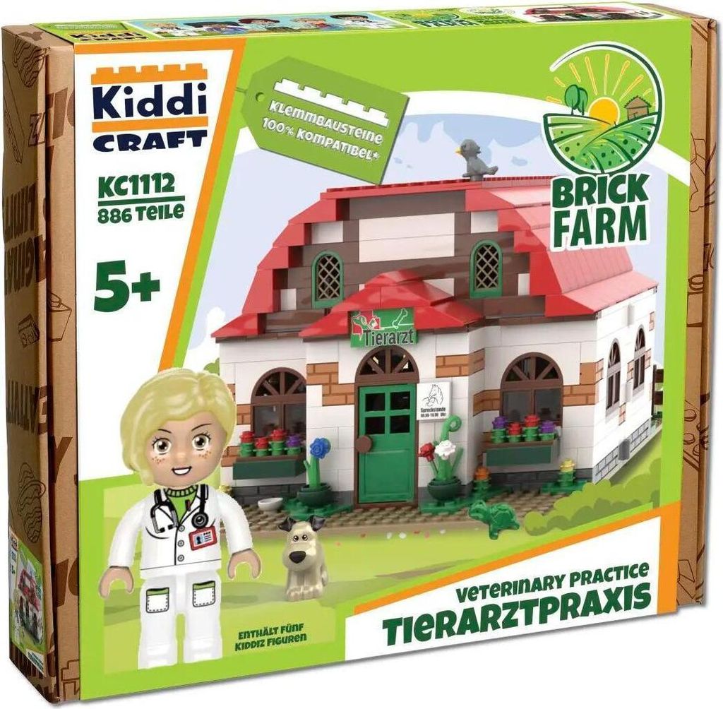 Zestaw klocków „Gabinet weterynaryjny” ze zwierzętami i Zdjęcie produktu 