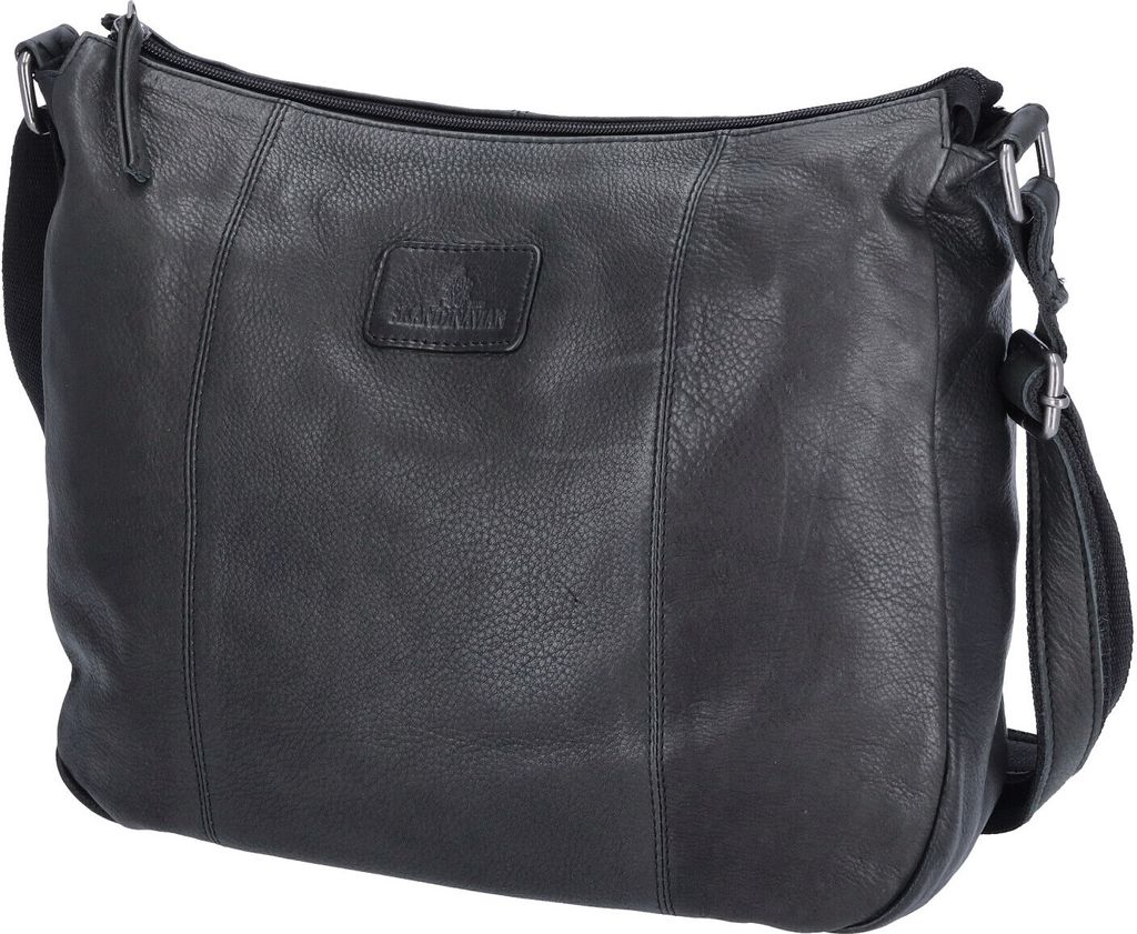 The Skandinavian Brand Damen Schultertasche Black : schwarz-00 Farbsortierung: schwarz-00