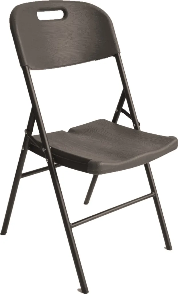 Rijoka Sedie Pieghevoli Set 4 Pezzi - Aspetto Legno Taupe Outdoor