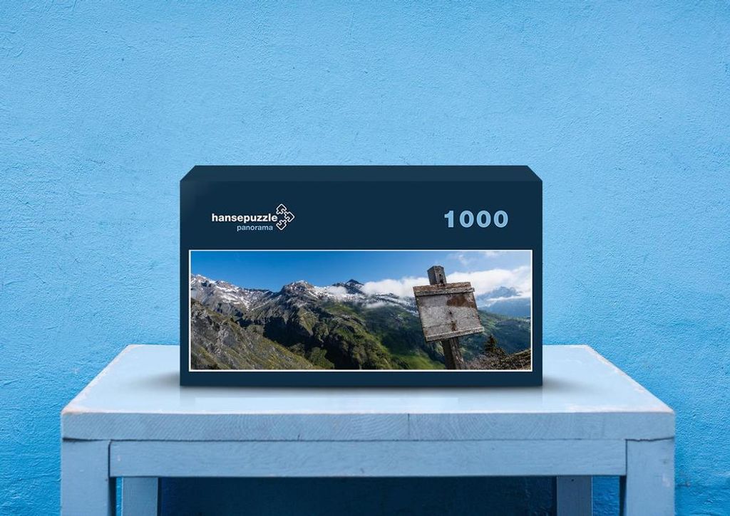 hansepuzzle 43918 - Wandern Puzzle, 1050 Teile, Reisen, 60,0 x 46,0cm mit hochwertiger Aufbewahrung, Kartonbox und wiederverschließbarem Beutel