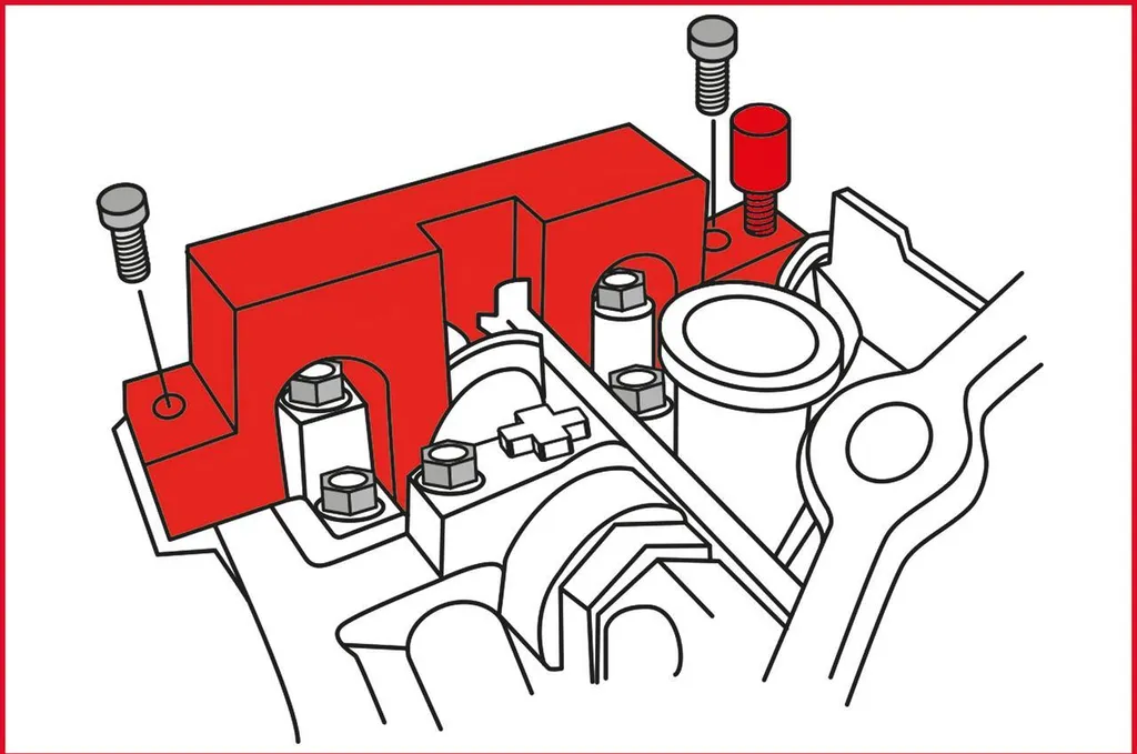 Kit de calage de distribution BMW KS TOOLS 400.1050 avec mallette 10 pcs