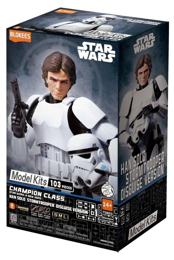 Sada plastových modelov Star Wars – Han Solo – Blokees – Obrázok produktu 