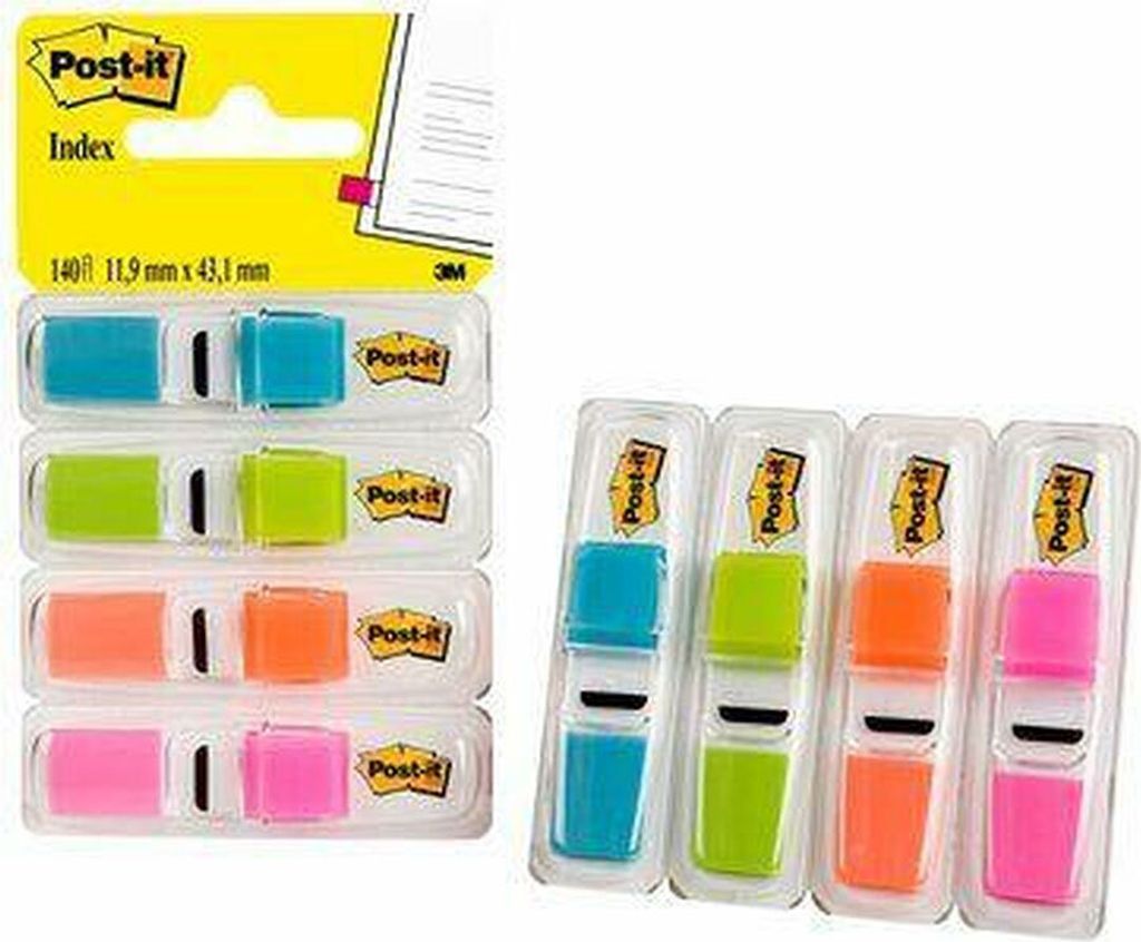 Post-It Index 4X35Bl 12,7X43,2 Produktbild 