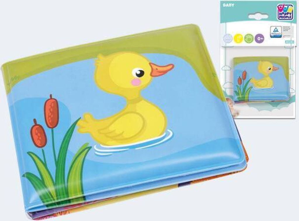 Badewannen-Buch 8 Tierbilder für Baby wasserfest
