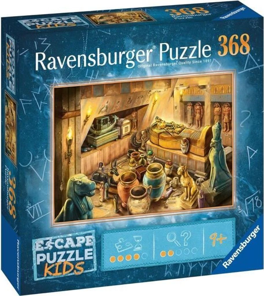 Puzzle, Escape Game Kinder, Altes Ägypten, 368 Teile, 70 x 50 cm, Ravensburger