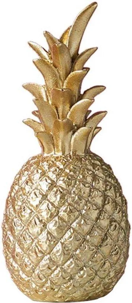 Lampe Décorative Dorée en Forme de Fruit 25cm - Pied Stable pour Salon