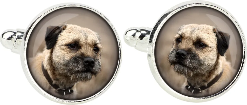 Accessori Camicia Border Terrier: Set Gemelli e Decorazioni Art-Dog