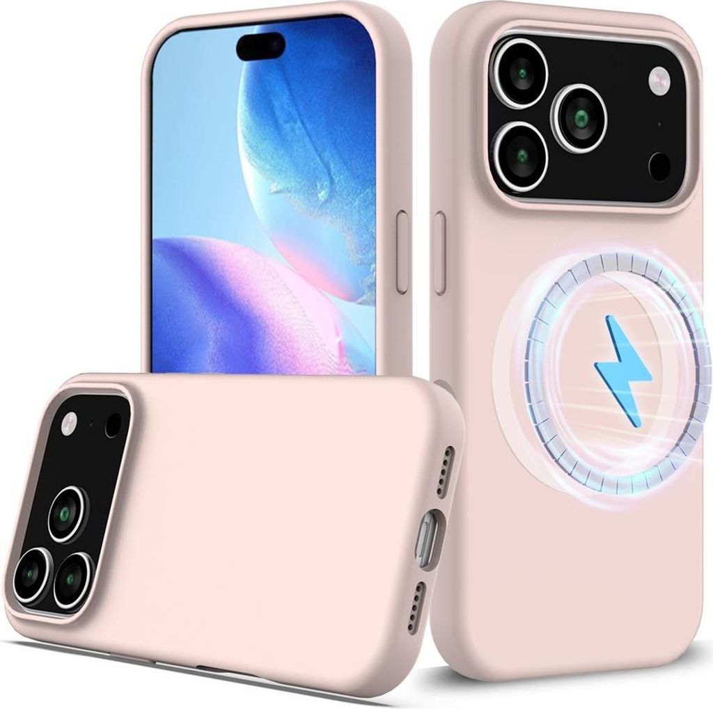 iPhone 17 Pro Hülle - Coverup Liquid Colour Back Cover - MagSafe Compatible - Pink