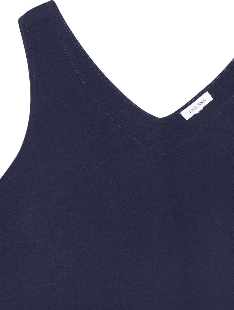 VIVANCE Blusentop blau Größe 46