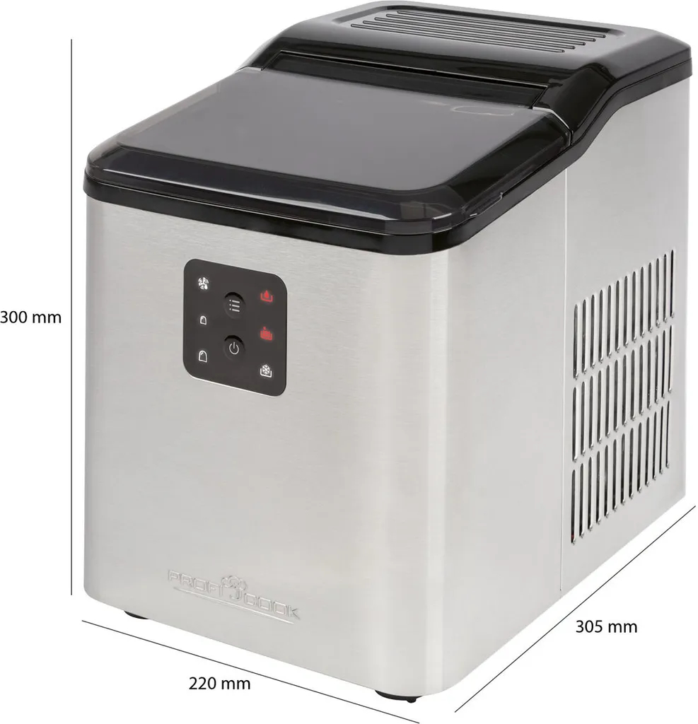 Machine à glaçons Proficook PC-EWB 1253 inox compacte 1.5L - 8