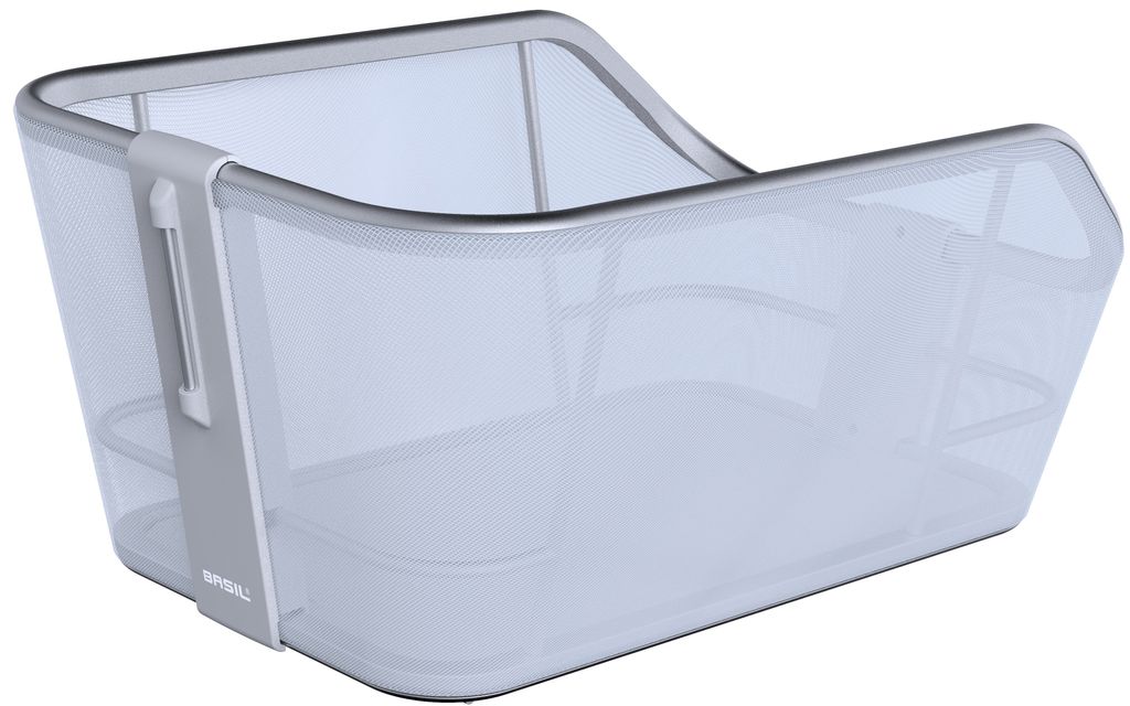 Basil Cento, Hinten, Fahrradtasche, Aluminium, Blau, Produktbild 