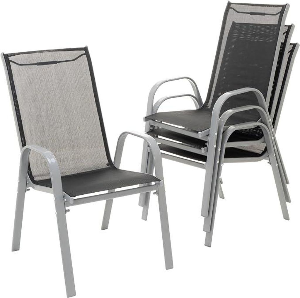 Ensemble de 4 chaises de jardin, chaises de camping, Image du produit 