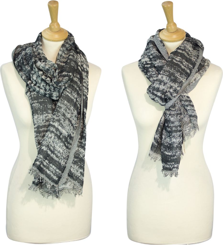 Sunsa 3er Set Damen/ Herren Schals, Winterschal Halstuch aus Baumwolle & Viskose , Uni Schals Tücher für Herbst/ Winter, Multifunktiontuch als Sc...