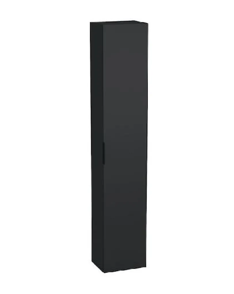 Colonne de salle de bain anthracite 170 cm Jika Cube avec étagères