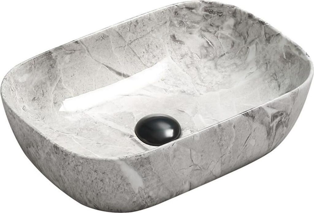 Lavabo MEXEN RITA in marmo grigio chiaro 45 cm Immagine del prodotto 