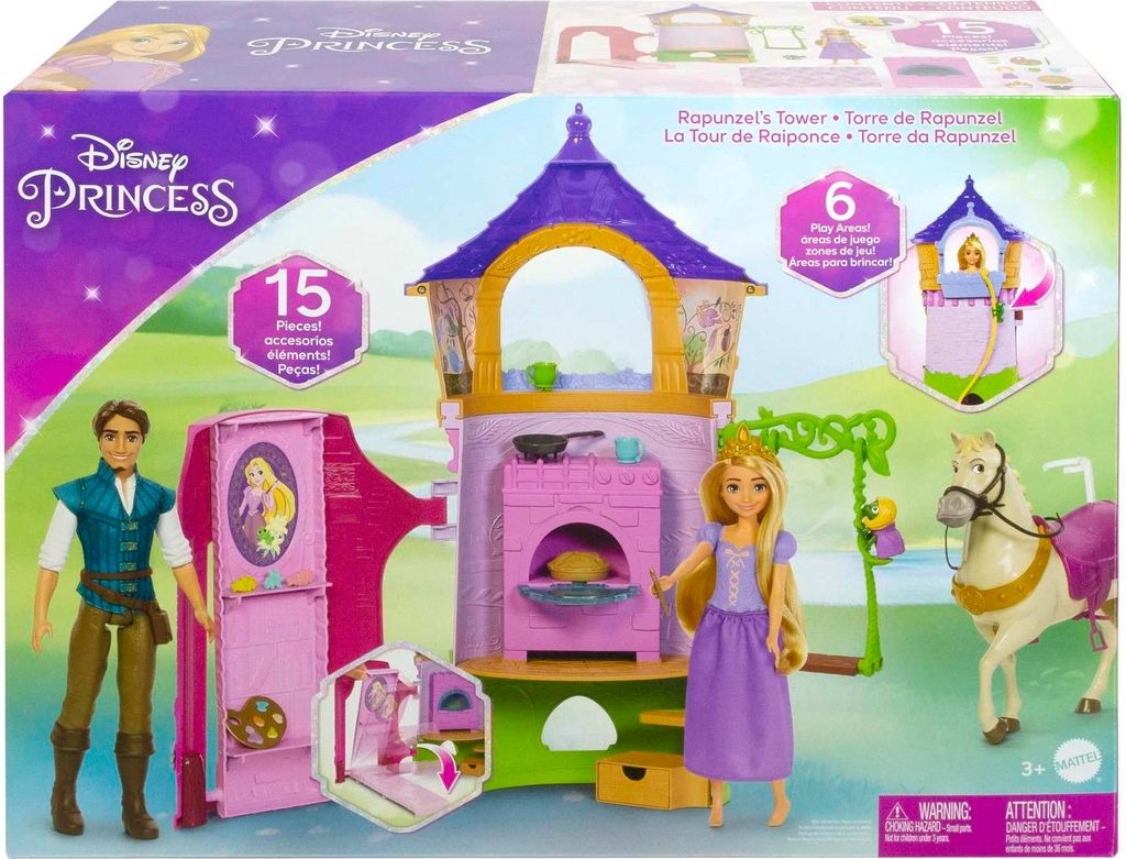 Disney Princess HMV99 - pohyblivá hrací sada s panenkou Obrázek produktu 