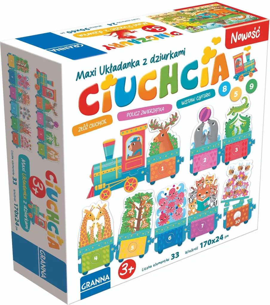 Maxi Puzzle Choo Choo 00443 Grand-mère - Jeu Éducatif Premier Âge