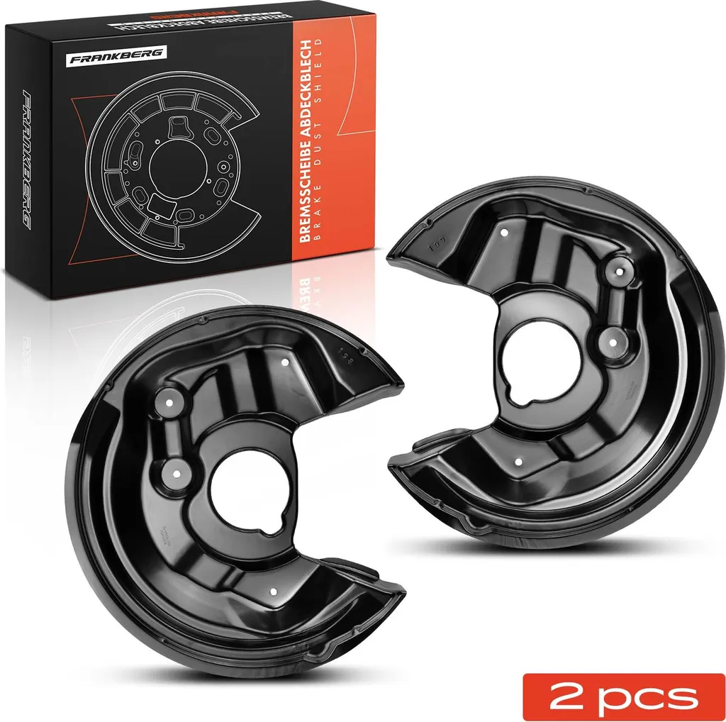 Paire de Flasque de Frein Arrière pour VW Golf 6 et Skoda Yeti Frankberg