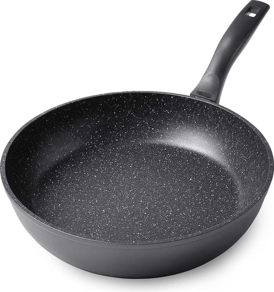 STONELINE Germany Schmorpfanne 28 cm | ohne Deckel - Schwarz