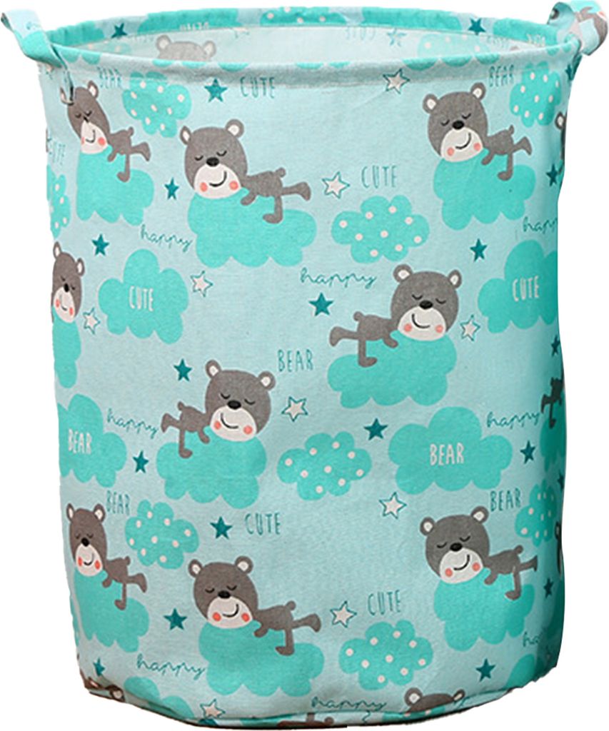 Aufbewahrungskorb, große Kapazität, faltbar, stark belastbar, mit Griff, feuchtigkeitsbeständig, Spielzeug, Kleinigkeiten, schmutzige Kleidung, ...