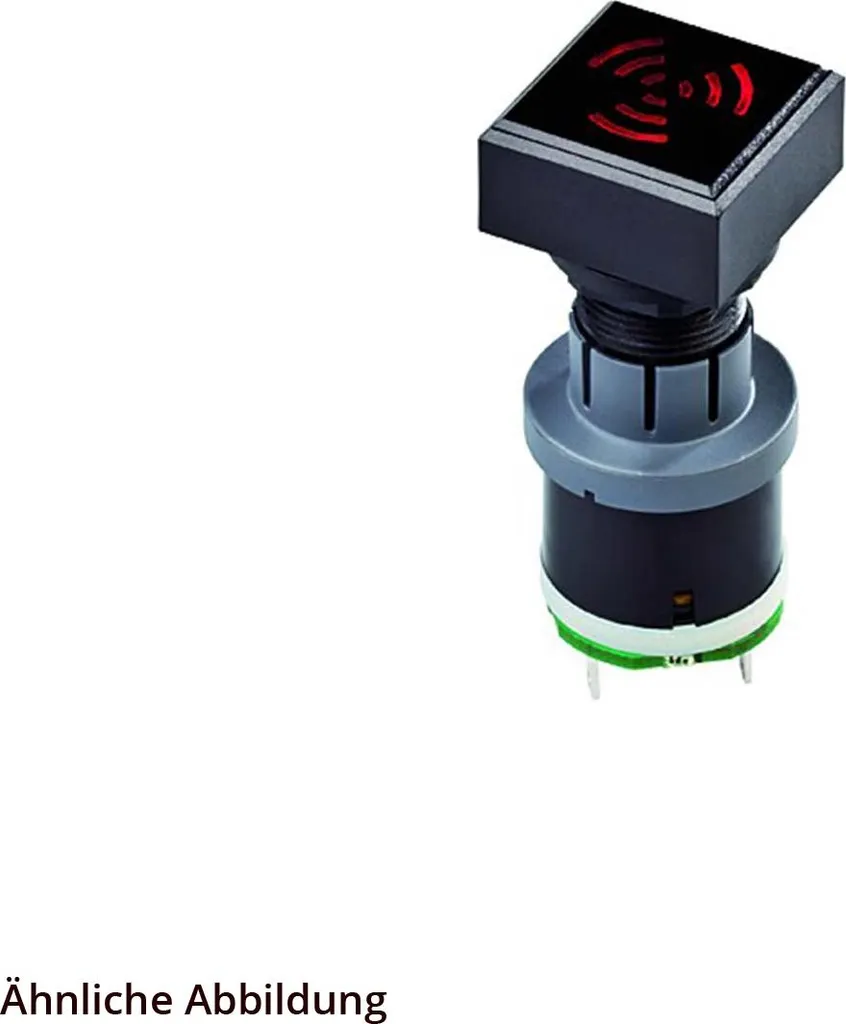 Avertisseur acoustique carré Georg Schlegel QUARTRON à signal lumineux