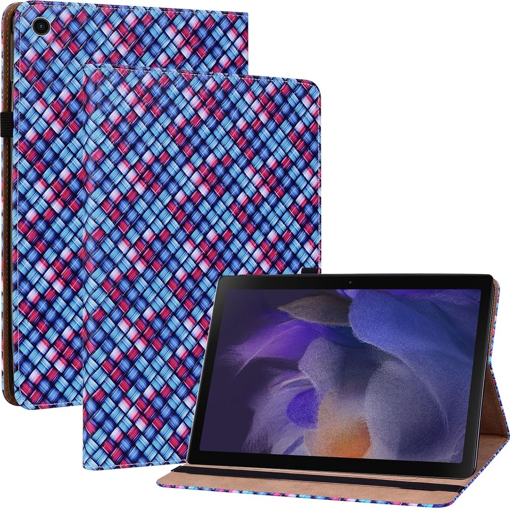 Für Oppo Realme Pad 10.4 Blau Kunst Leder Hülle Tablet Tasche Etuis Schutz Cover