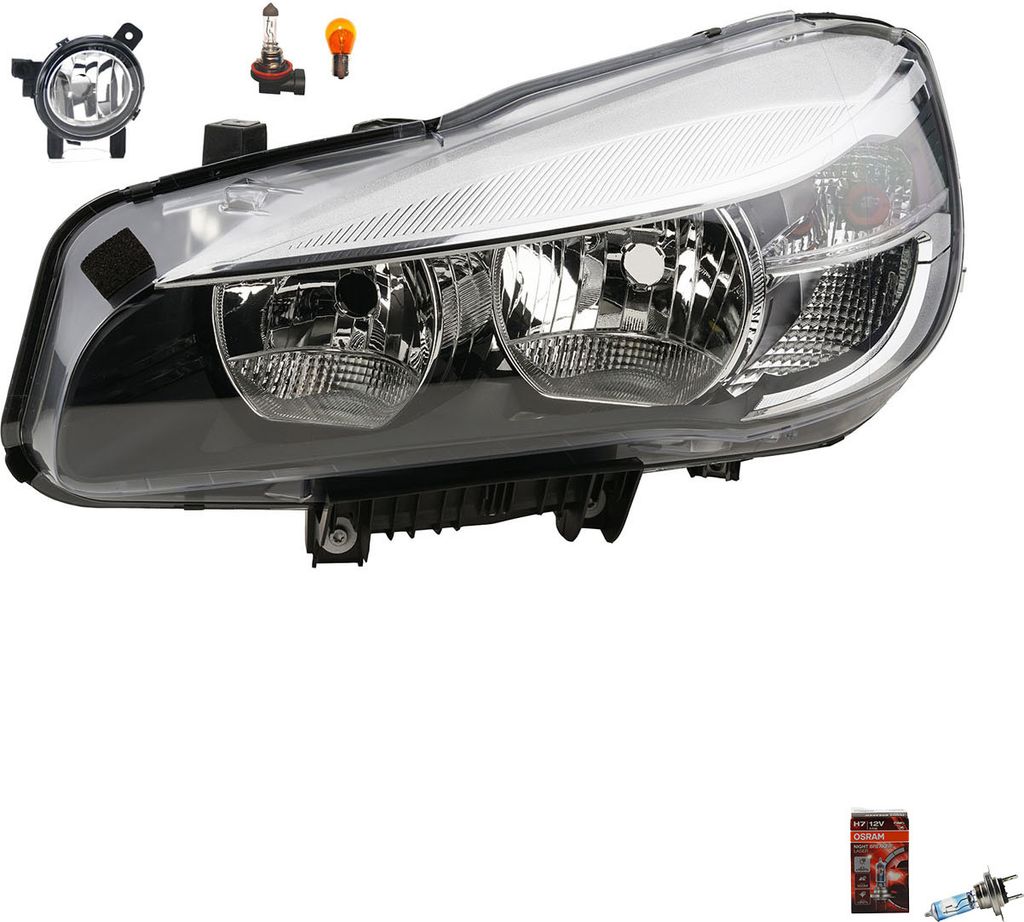 Johns, Scheinwerfer + Osram Night Breaker Laser passend für BMW 2er F45 F46 10/12-02/18L 63117422573 63117404867 63117409103 7404867 7409103 74225...