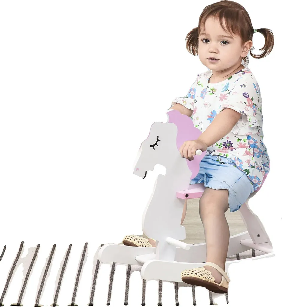 Jouet à bascule traditionnel en bois naturel pour chambre d'enfant 25kg